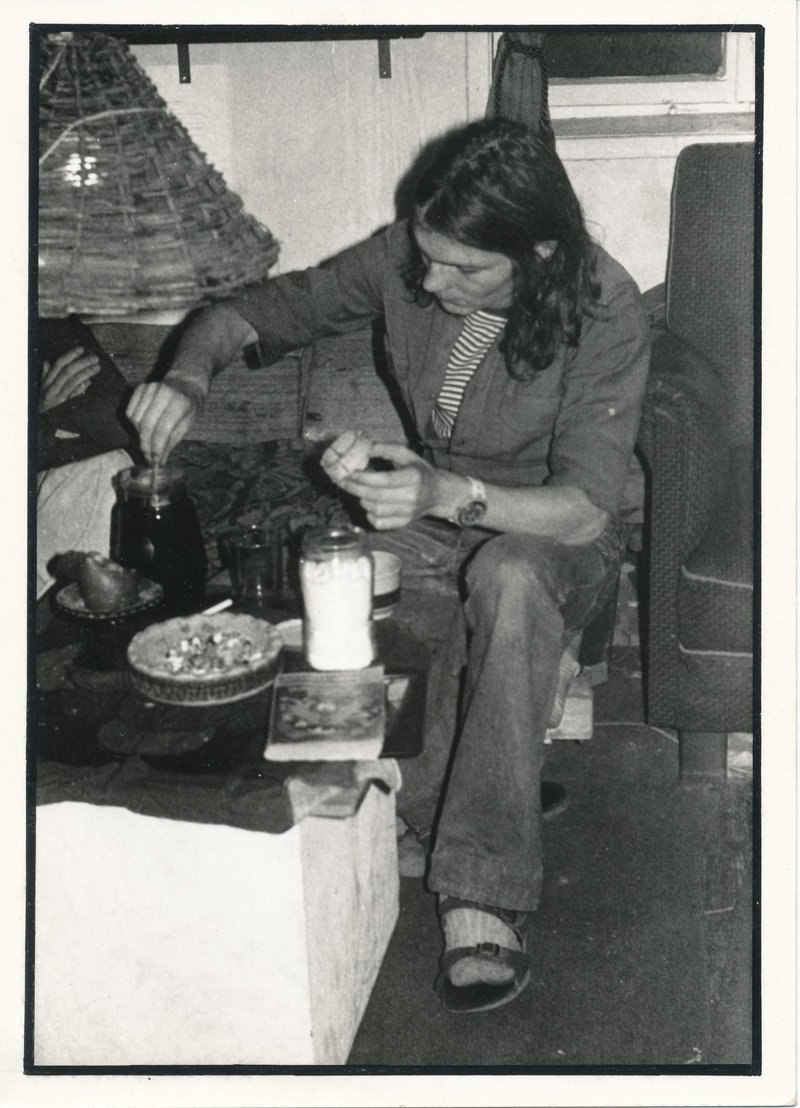 Matthias Domaschk Am Rähmen 3, 1976, ThürAZ, Sammlung Renate Ellmenreich, Signatur: ThuerAZ-F-EJ-004